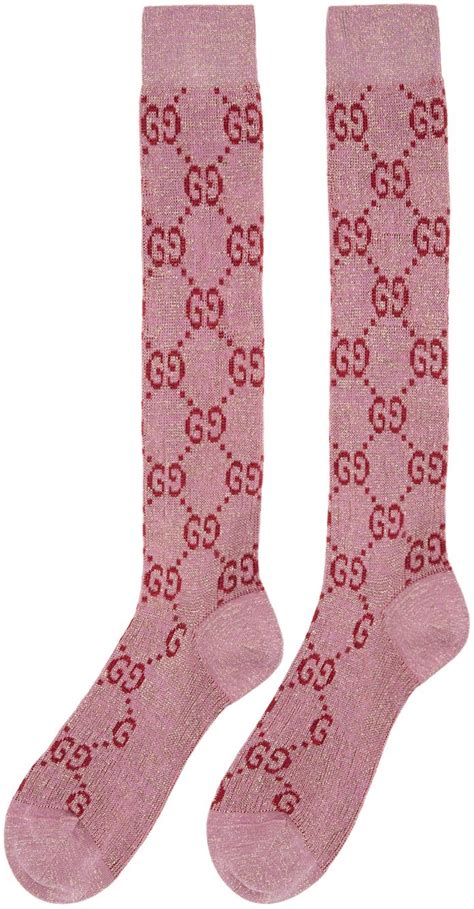 gucci green lurex socks|farfetch gucci socks pink.